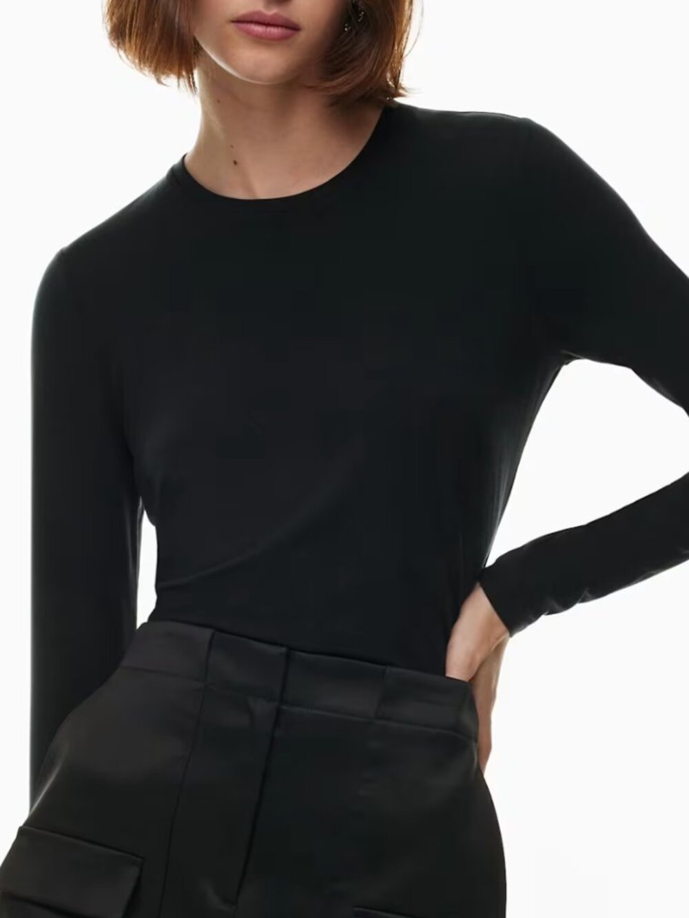 Aritzia-Babaton  Everyday Longsleeve-size S